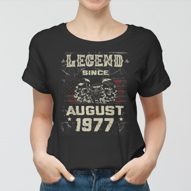 Legende Seit August 1977 Geboren Im August 1977 Geburtstag Frauen Tshirt
