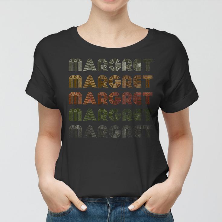 Love Heart Margret GrungeVintage-Stil Schwarz Margret Frauen Tshirt