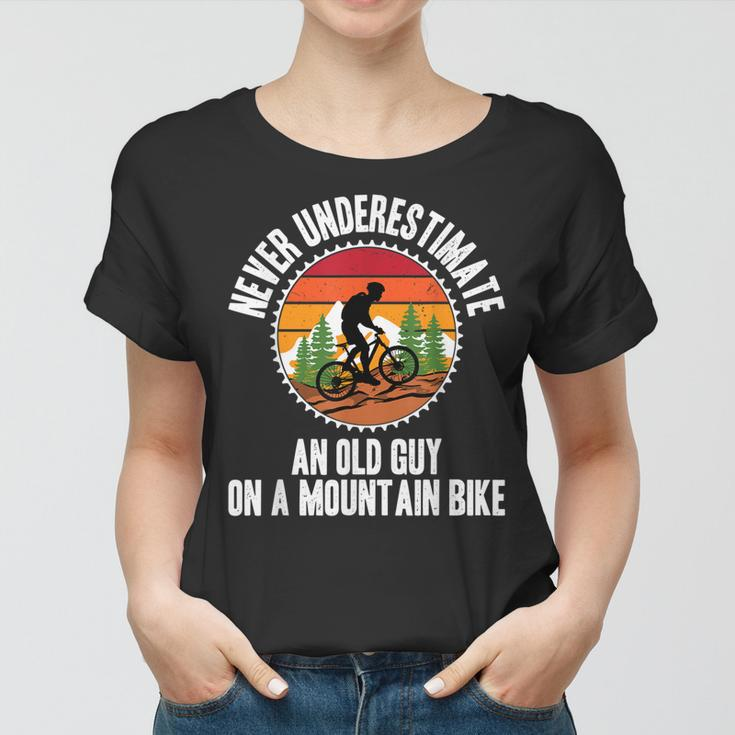 Lustiges Mountainbike Frauen Tshirt für Herren, Spruch für Radfahrer