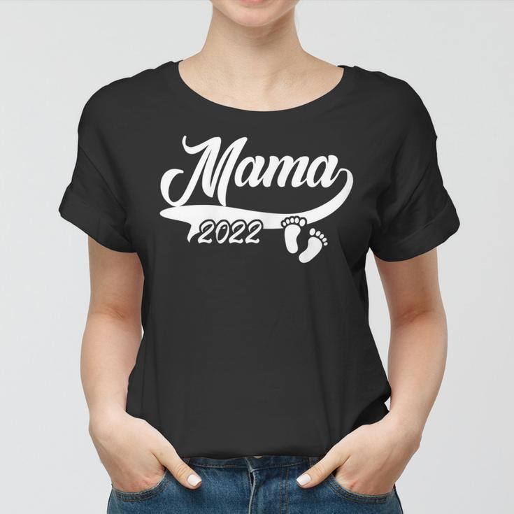 Mama 2022 Werdende Mama Zukünftige Mutter 2022 Frauen Tshirt