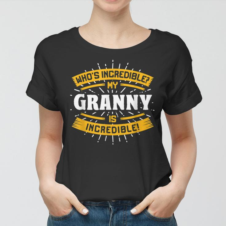 Meine Oma Ist Unglaublich Lustig Oma Humor Großmutter Familie Frauen Tshirt