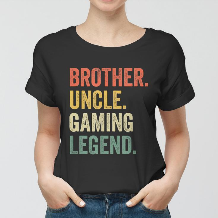 Mens Funny Gamer Brother Uncle Gaming Legend Vintage Video Game Tshirt Women T-shirt