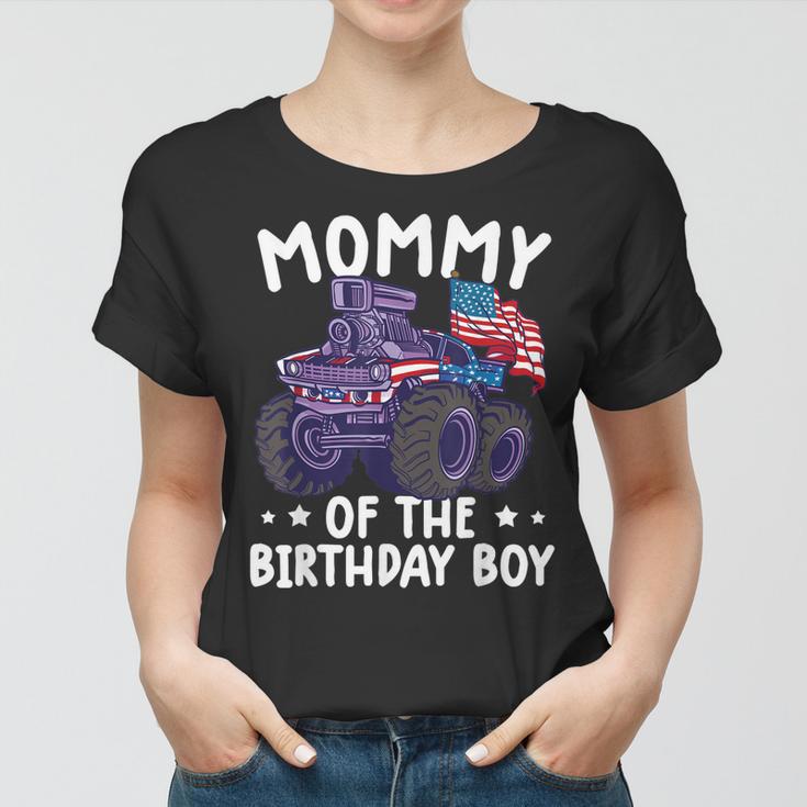 Monster Truck Matching Mama Des Geburtstagskindes Frauen Tshirt