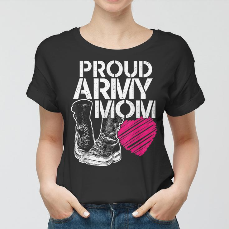 Mothers Day Proud Army Mom Women T-shirt