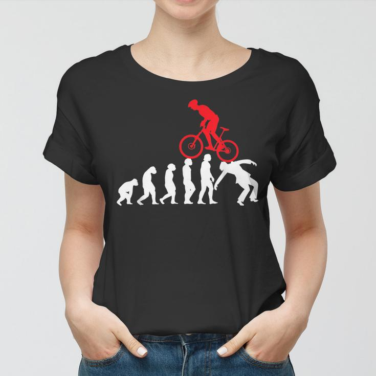 Mountainbike Mountain Bike Zubehör Mtb Fahrrad Frauen Tshirt