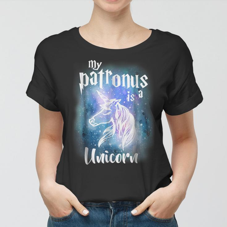 My Patronus Is A Unicorn Funny Cute Horse Lover Women T-shirt