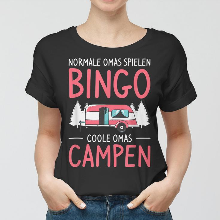 Normale Omas Spielen Bingo Coole Omas Campen Frauen Tshirt