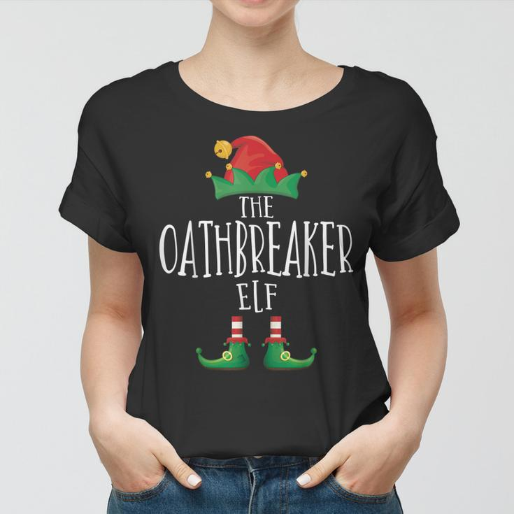 Oathbreaker Elf Passender Pyjama Weihnachten Frauen Tshirt