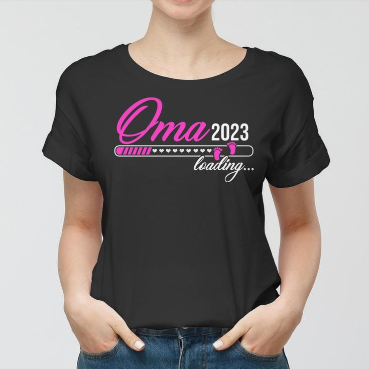 Oma 2023 Loading Langarmshirt, Nachwuchs Ankündigung Muttertag Frauen Tshirt