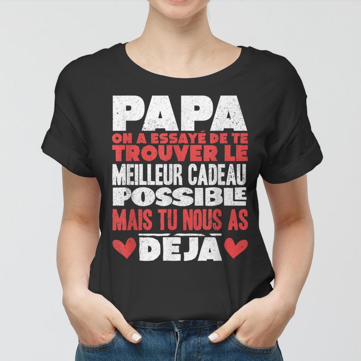 Papa Zum Vatertag Geschenk Für Papa Geburtstag Vater V4 Frauen Tshirt