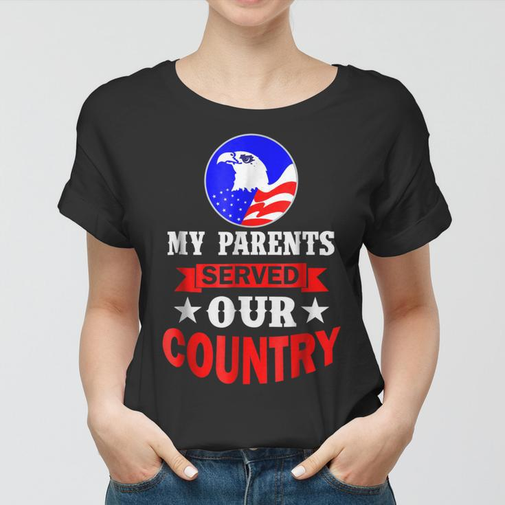 Patriotic For Military Families For Serving Parents Women T-shirt