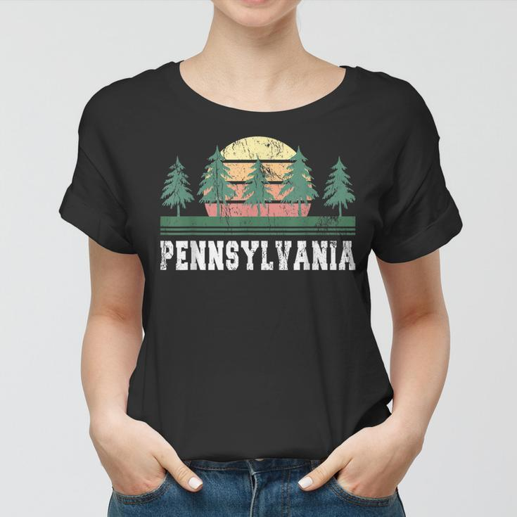 Pennsylvania Retro Vintage Gift Men Women Kids Women T-shirt