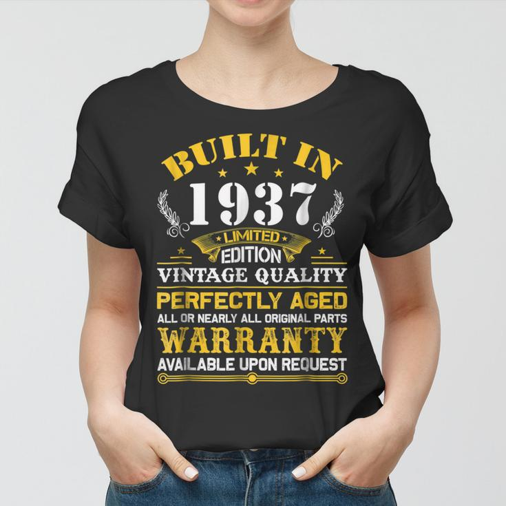 Perfectly Aged Built In 1937 82Nd Years Old Birthday Shirt Women T-shirt