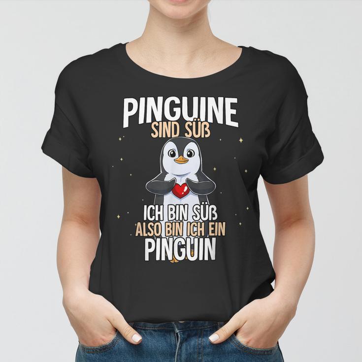 Pinguine Sind Süß Pinguin Frauen Tshirt