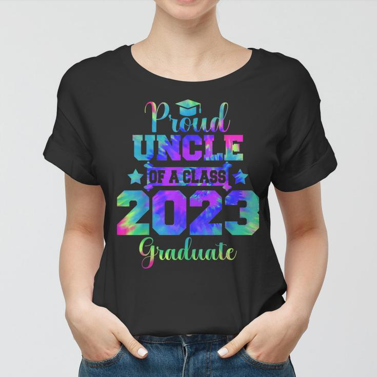 Proud Uncle Senior Class Of 2023 School Graduate Family Women T-shirt