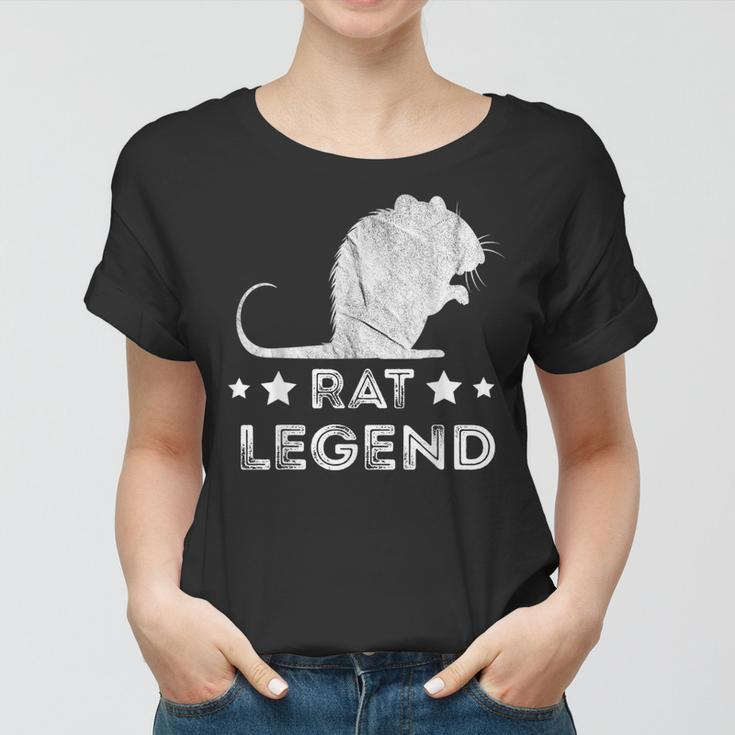 Rat Legend Vintage Nager Rattenliebhaber Maus Ratten Besitzer Frauen Tshirt
