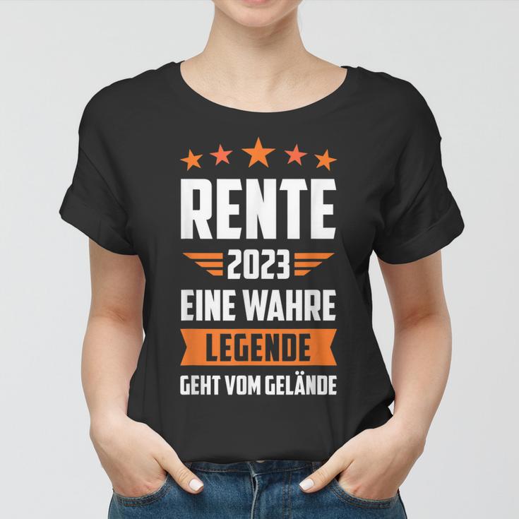 Rentner 2023 Eine Legende Geht In Rente V2 Frauen Tshirt