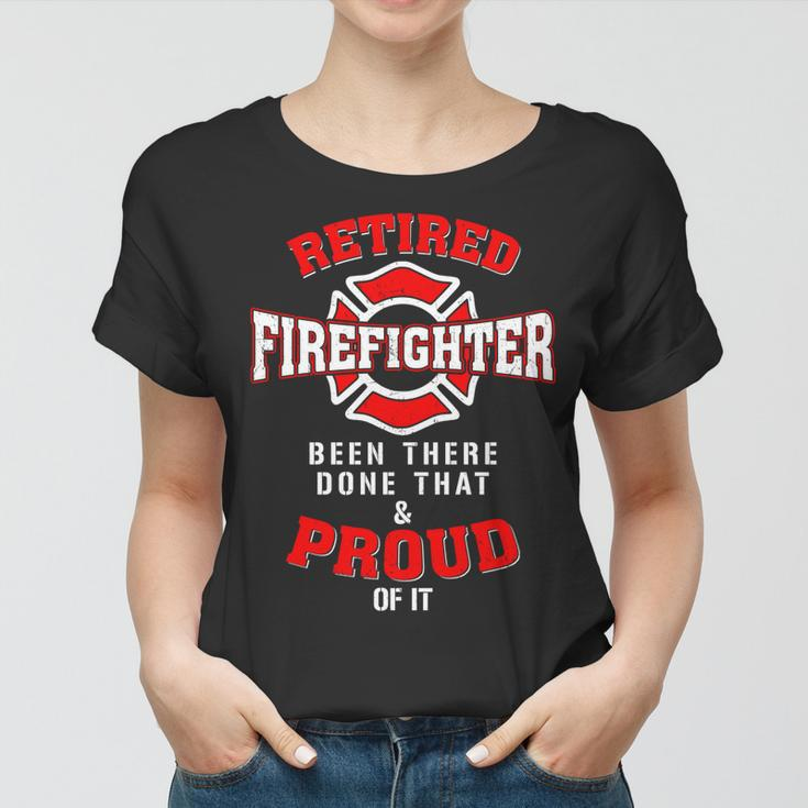 Retired Firefighter Fireman Fire Fighter Men Dad Papa Women T-shirt