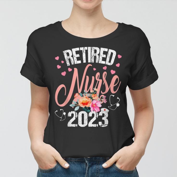 Retired Nurse 2023 Retirement For Nurse 2023 Nursing Women T-shirt