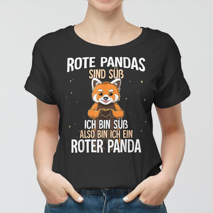 Rote Pandas Sind Süß Roter Panda Frauen Tshirt