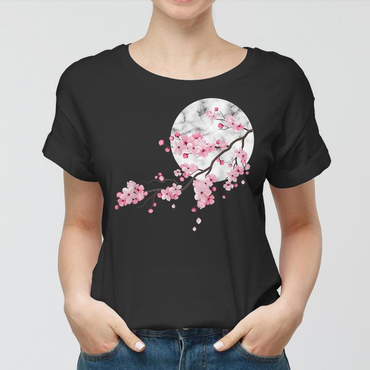 Sakura Cherry Blossom Japans Favorite Flower Funny Women T-shirt