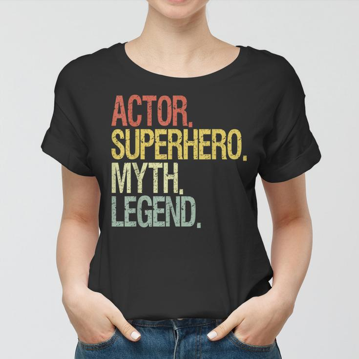Schauspieler Superheld Mythos Legende Inspirierendes Zitat Schwarzes Frauen Tshirt