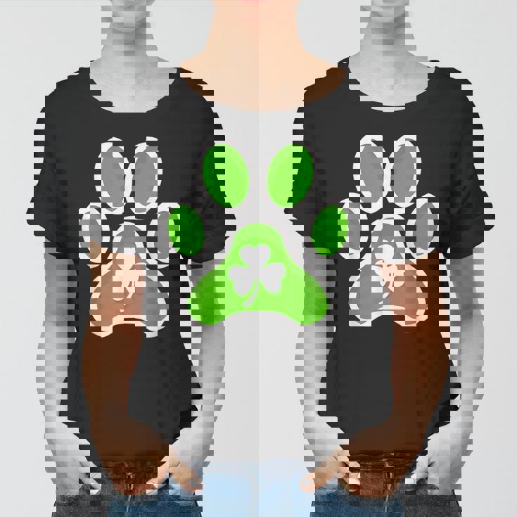 Shamrock Dog St Patricks Day Women T-shirt