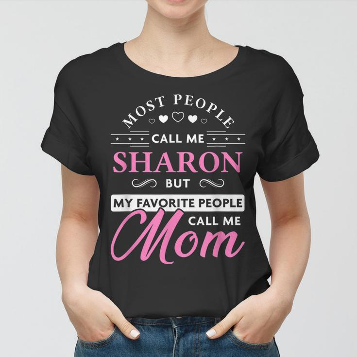 Sharon Name Gift Personalized Mom Women T-shirt