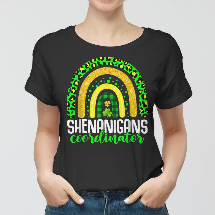Shenanigans Coordinator Rainbow Teacher St Patricks Day Women T-shirt
