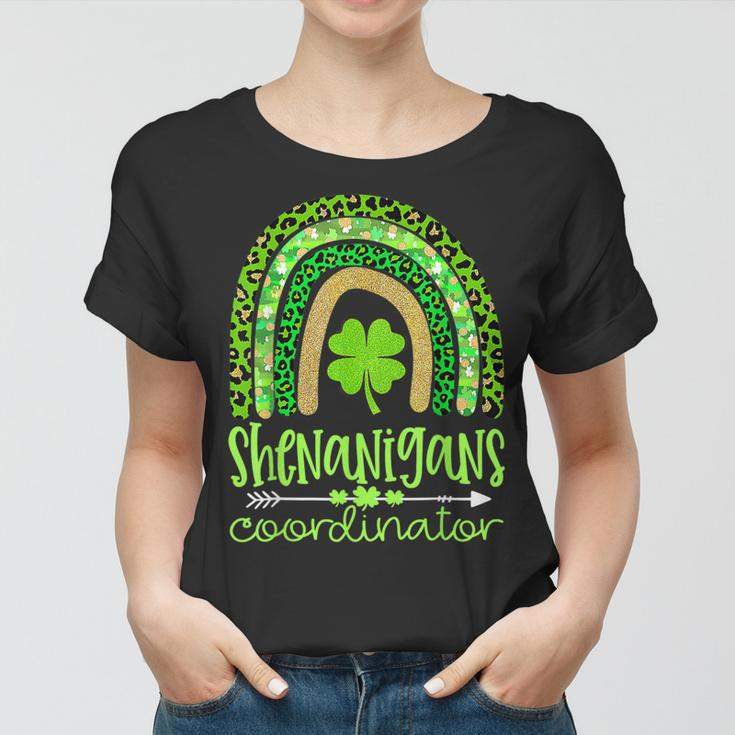 Shenanigans Coordinator Teacher Mom Boss St Patricks Day Women T-shirt