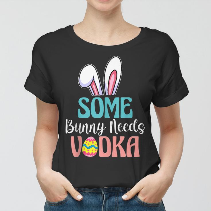 Some Bunny Needs Vodka Funny Easter Drinking Glasses Men Women T-shirt