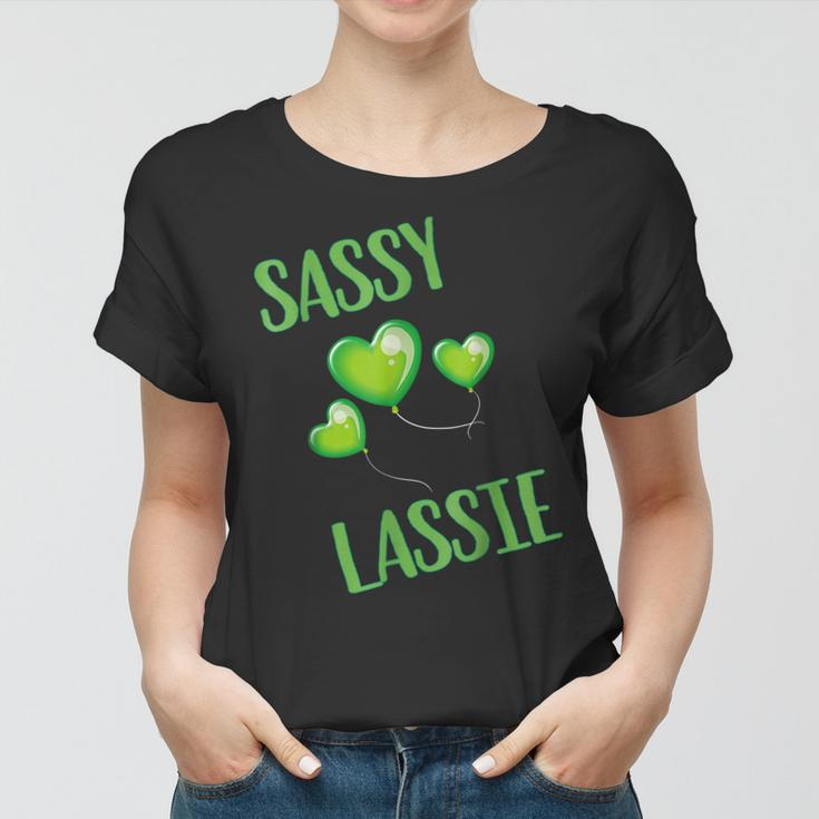 St Patricks Day Sassy Lassie Women T-shirt