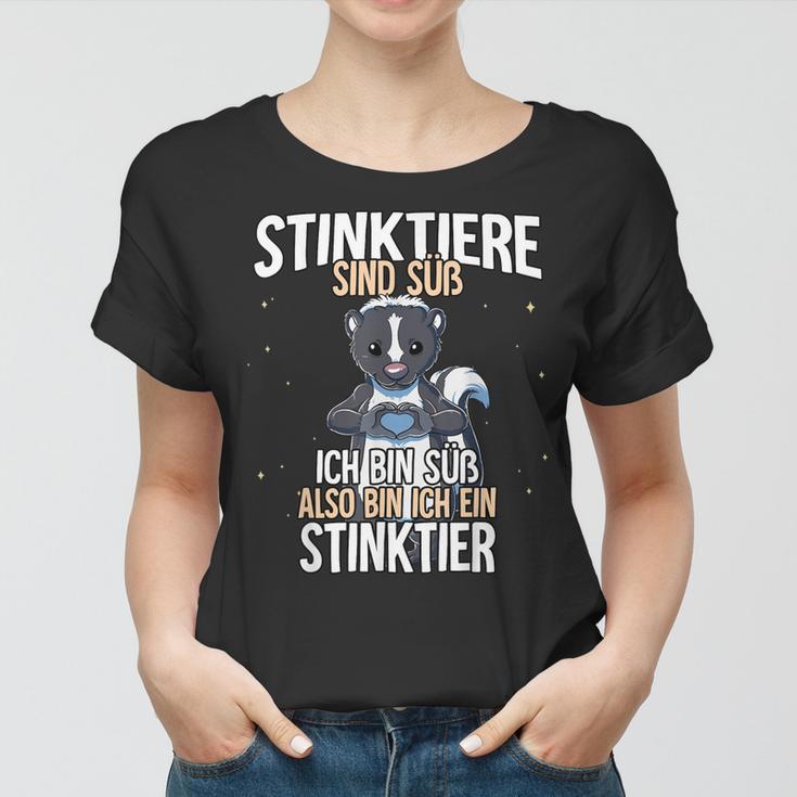 Stinktiere Sind Süß Stinktier Frauen Tshirt