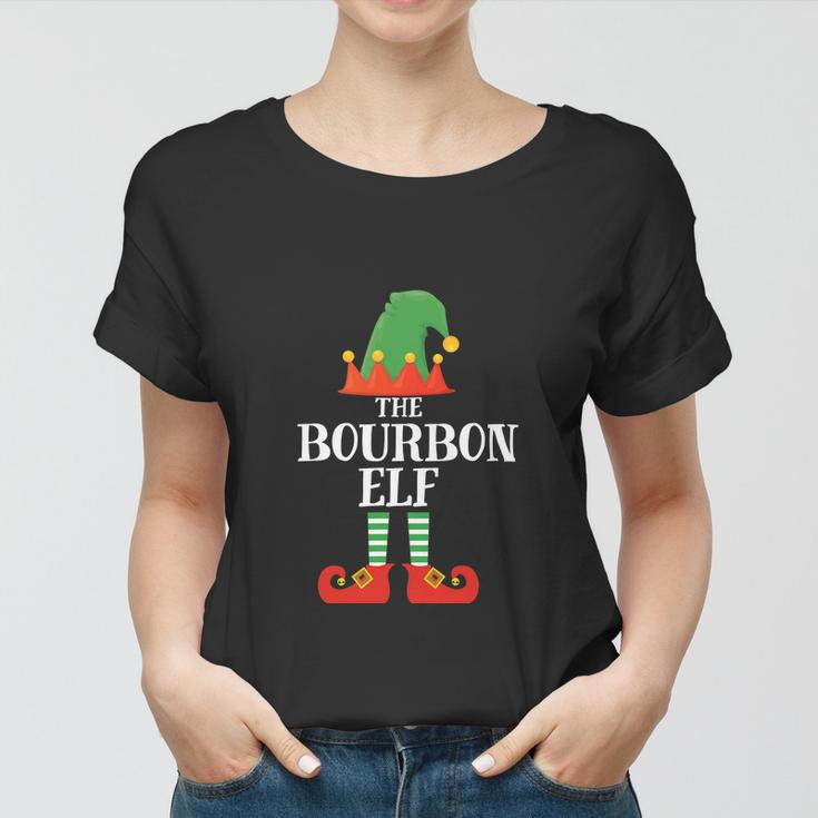 The Bourbon Elf Matching Family Group Christmas Pajama Women T-shirt