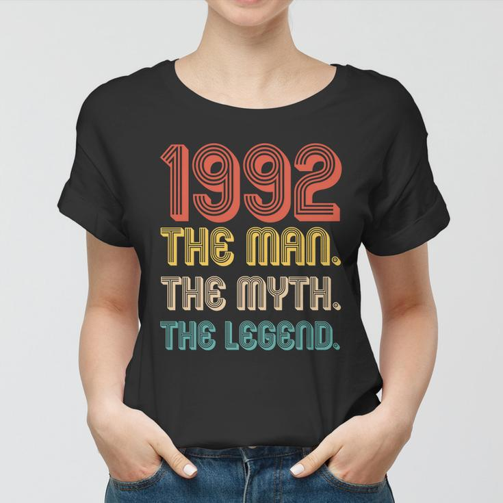 The Man The Myth The Legend 1992 30Th Birthday Women T-shirt
