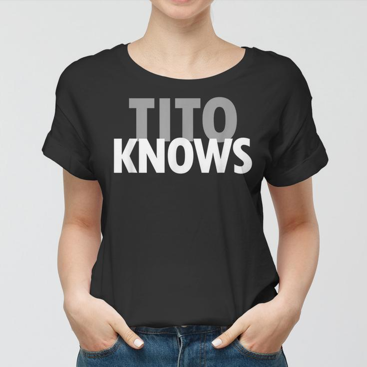 Tito Knows Best Uncle Ever Kuya Pinoy Adobo Filipino Women T-shirt