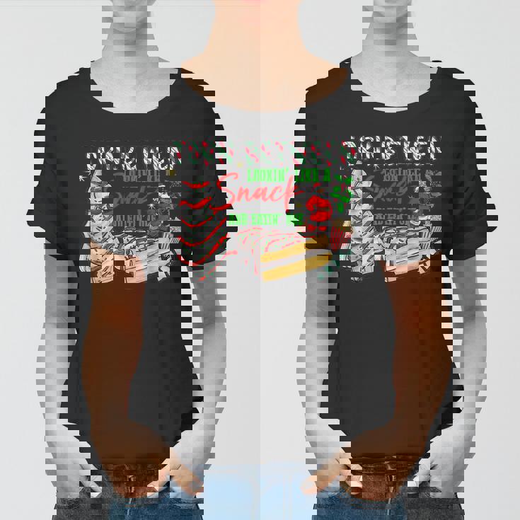 Torn Between Looking Like A Snack Or Eating One Christmas V3 Women T-shirt