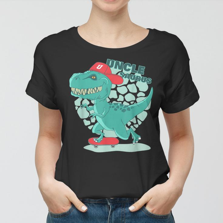 Unclesaurus Rex Funny Gift For Uncle Women T-shirt