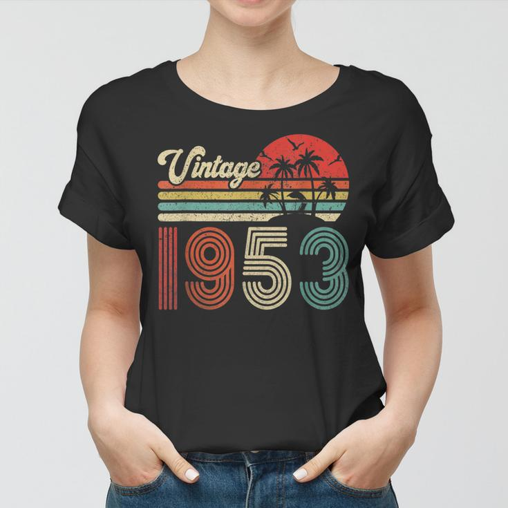 Vintage 1953 Frauen Tshirt Männer & Frauen zum 70. Geburtstag