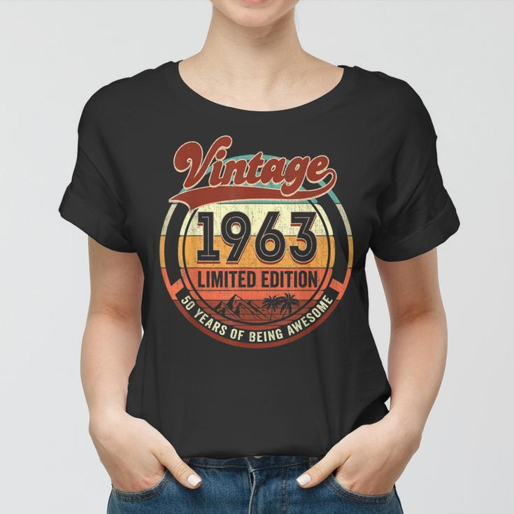 Vintage 1963 Limited Edition 60 Year Old Gifts 60Th Birthday V2 Women T-shirt