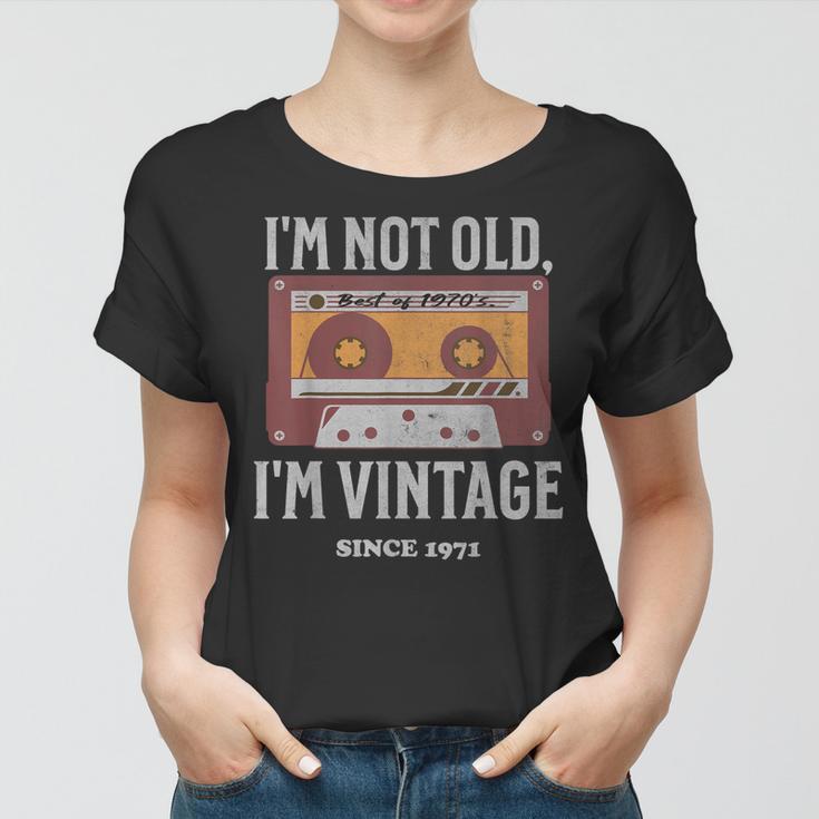 Vintage 1971 Frauen Tshirt, Retro Geburtstagsdesign für Männer & Frauen