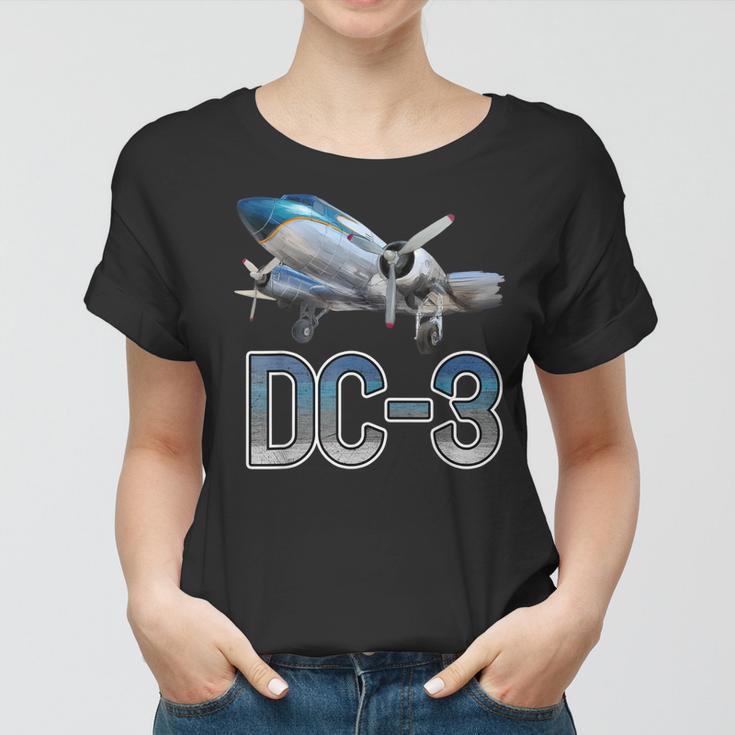 Vintage Dc-3 Flugzeug-Outfit Für Herren Frauen Tshirt