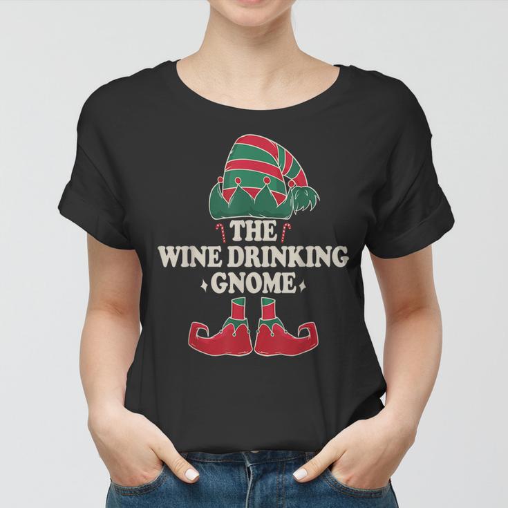 Weintrinkender Gnom Herren Frauen Tshirt, Lustiges Motiv für Weinliebhaber