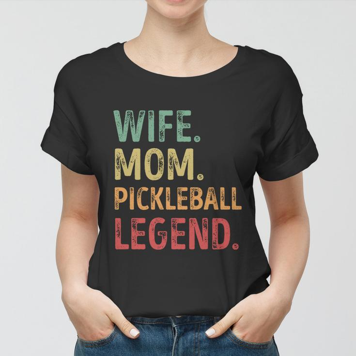 Wife Mom Pickleball Legend Cute Gift Women T-shirt