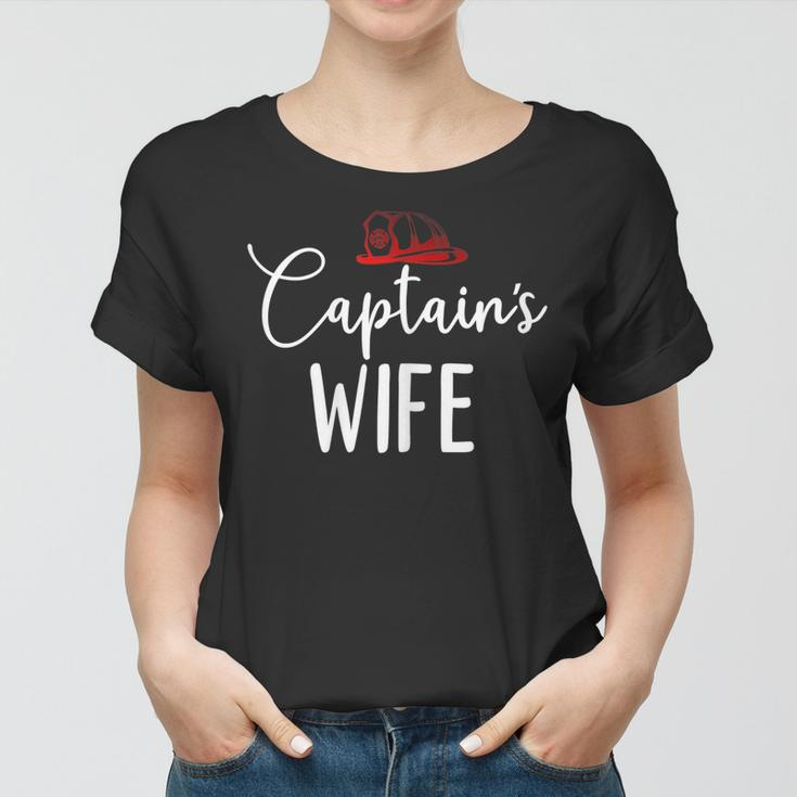 Womens Chiefs Wife Firefighter Gifts For Fire Chief’S Wife Women T-shirt