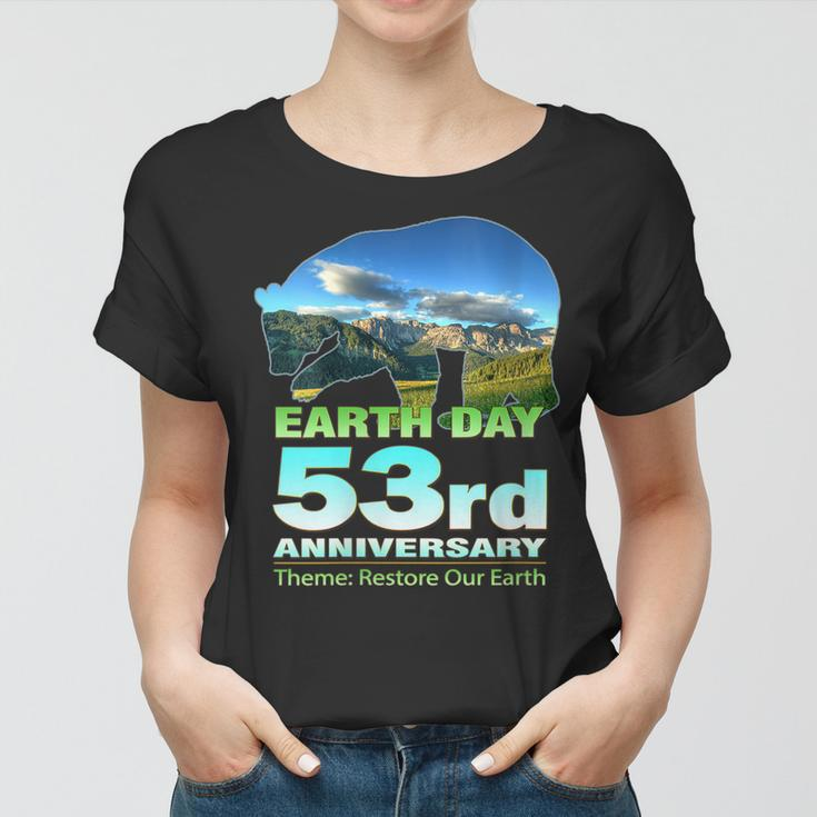 Womens Support The Environment On Earth Day 2023 Women T-shirt
