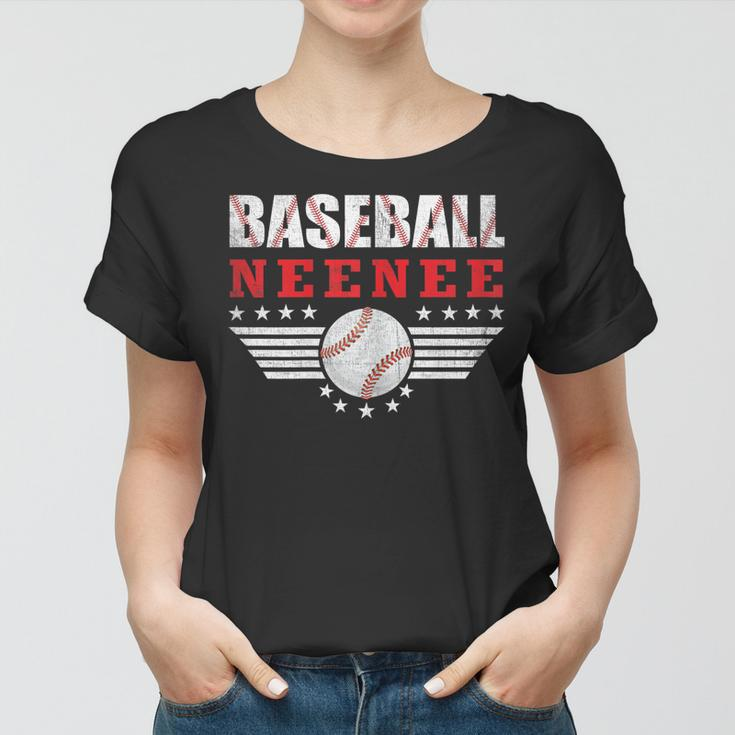 Womens Womens Baseball Neenee Funny Ball Neenee Mothers Day Gifts Women T-shirt