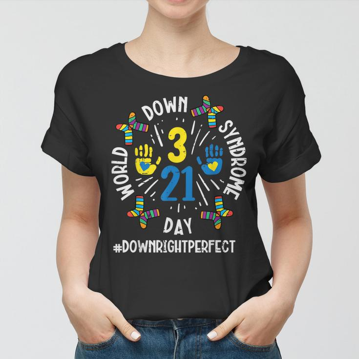 World Down Syndrome Day 321 Awareness Support Men Women Kids Women T-shirt