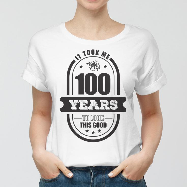 100. Geburtstag Oma Langarmshirt, Einzigartiges Design zum Jubiläum Frauen Tshirt