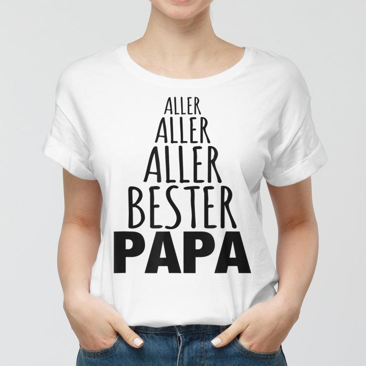 Allerbester Papa Frauen Tshirt, Vatertag & Geburtstag Geschenkidee